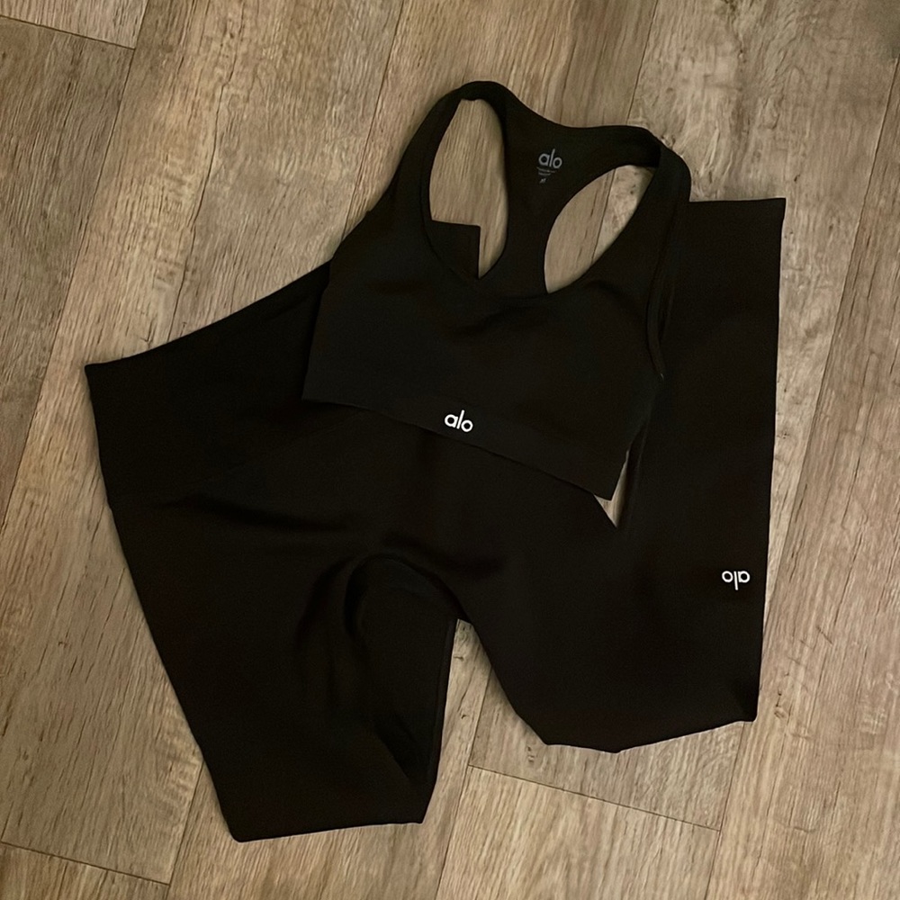 Ribbed alo set XS